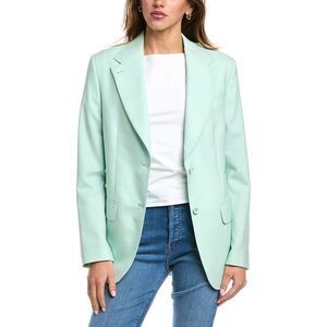 Officine Générale Womens Officine Generale Giovanni Wool Blazer, Green